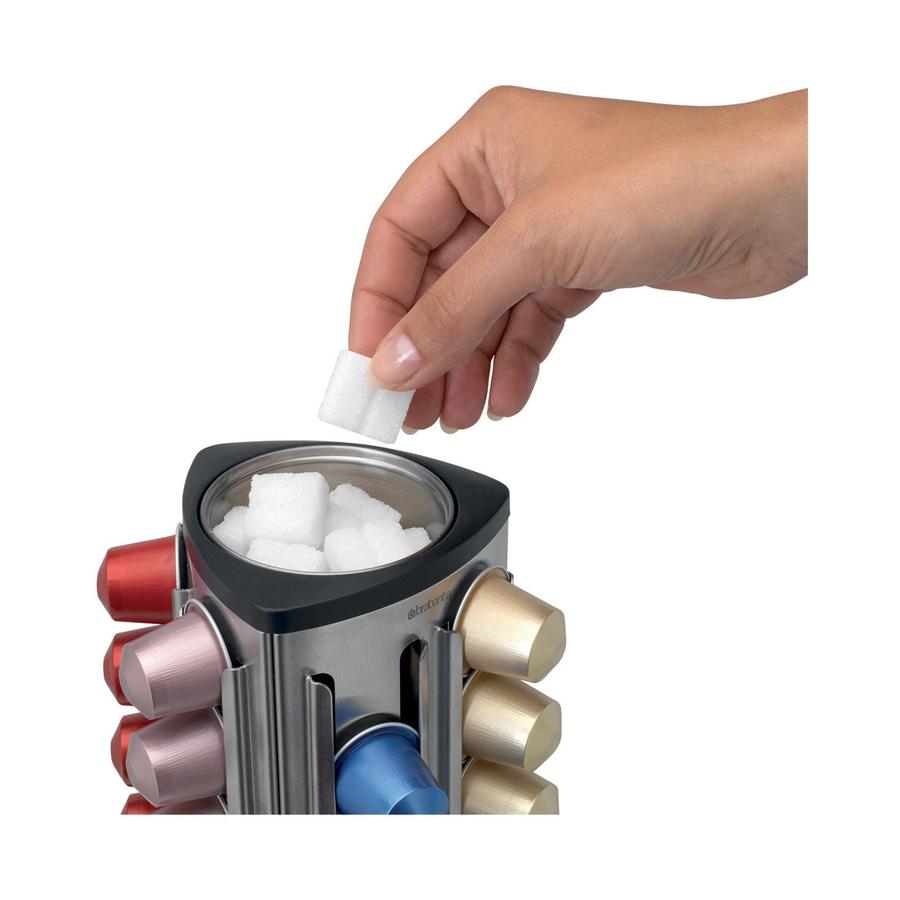Brabantia Coffee Capsule Dispenser Matte Steel Matte Steel
