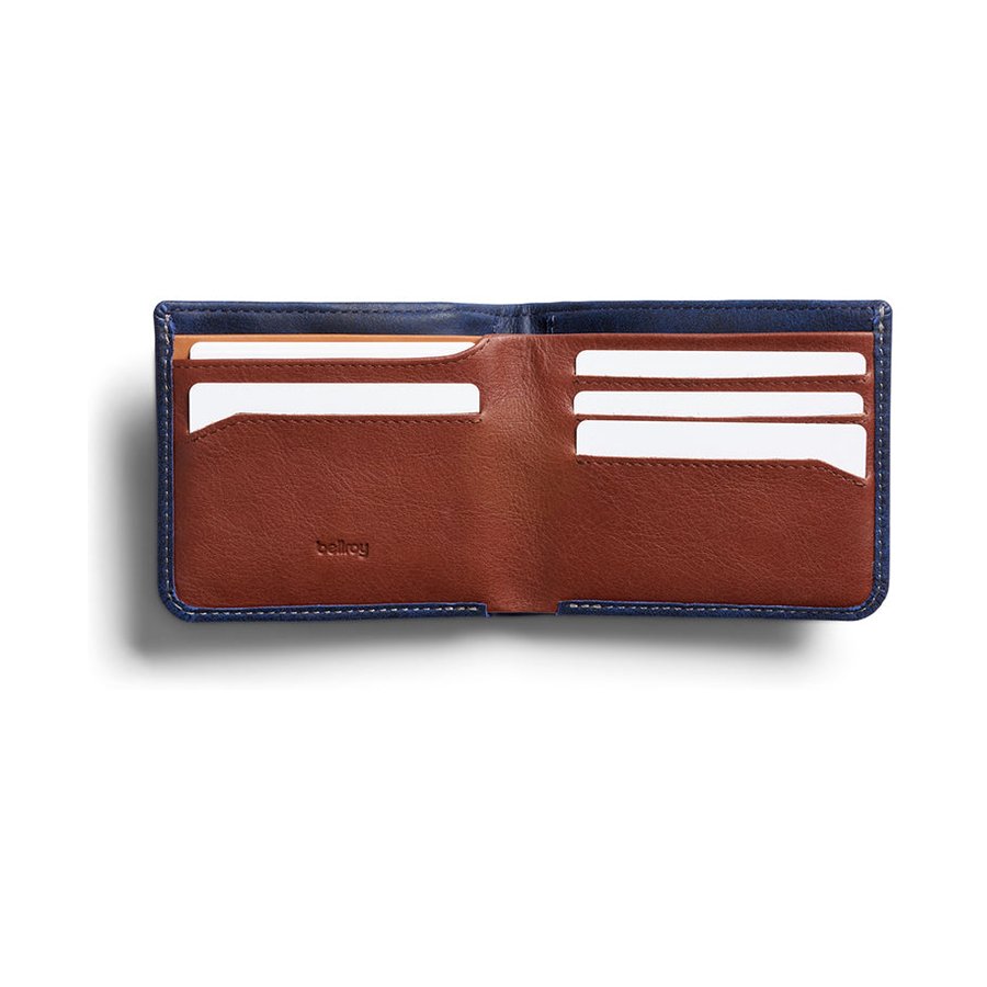 Bellroy RFID Hide & Seek HI Leather Wallet Ocean Ocean