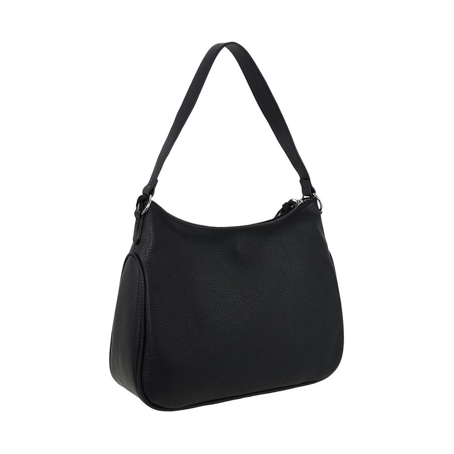 Milleni Elysia Ladies Vegan Leather Fashion Tote Bag Black Black
