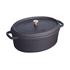 Staub 31cm (5.5L) Oval Cocotte Black