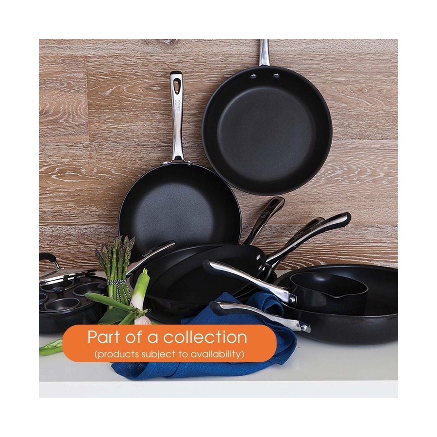 Raco Contemporary Non-Stick Induction 24cm Crepe Pan Black Black