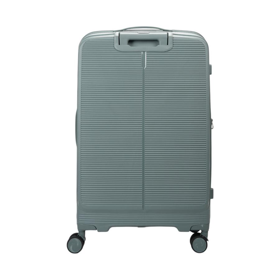 Caselite Venture 57cm, 66cm & 76cm Top Open Hardside Luggage Set Grey Green Grey Green