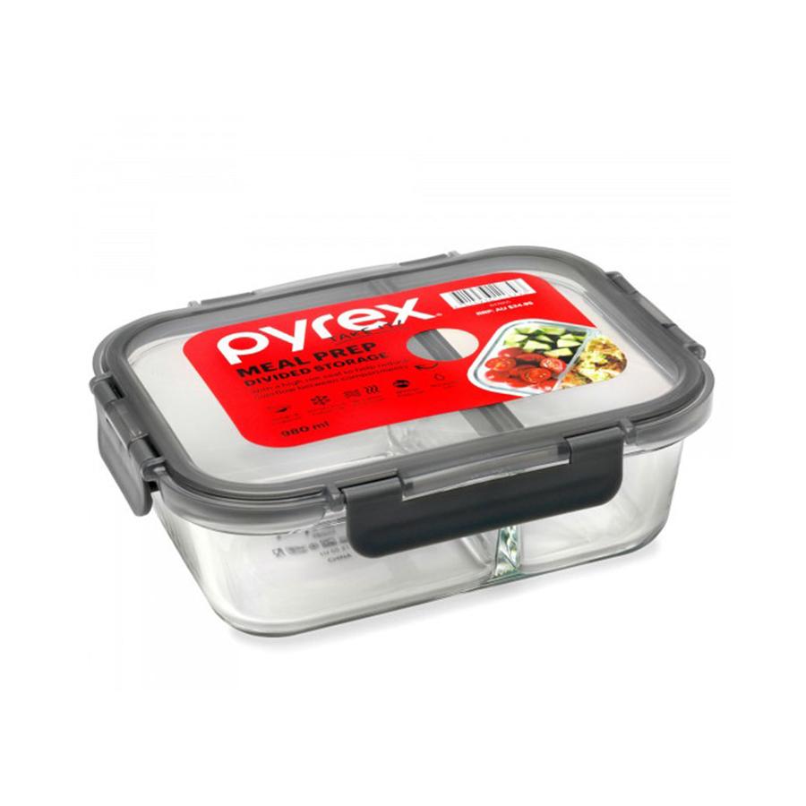 Pyrex Meal Prep 980ml Storage Container Clear Clear