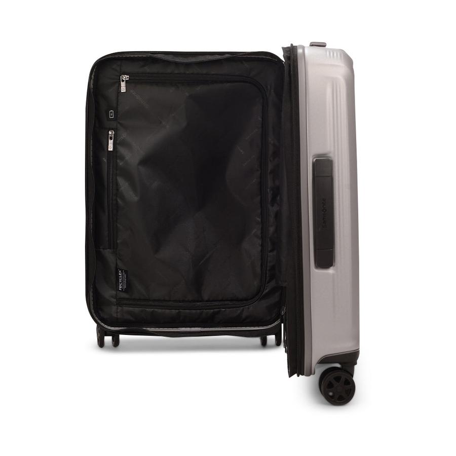 Samsonite Nuon 55cm Hardside USB Carry-On Suitcase Matte Silver Matte Silver