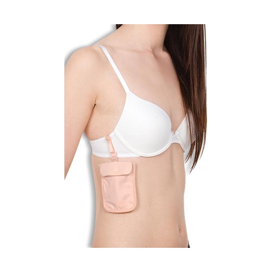 Pacsafe Coversafe S25 Secret Bra Pouch Orchid Pink Orchid Pink