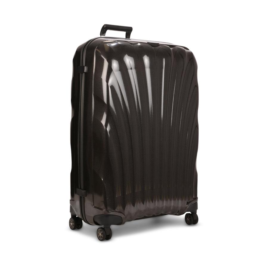Samsonite C-Lite 81cm CURV Checked Suitcase Black Black