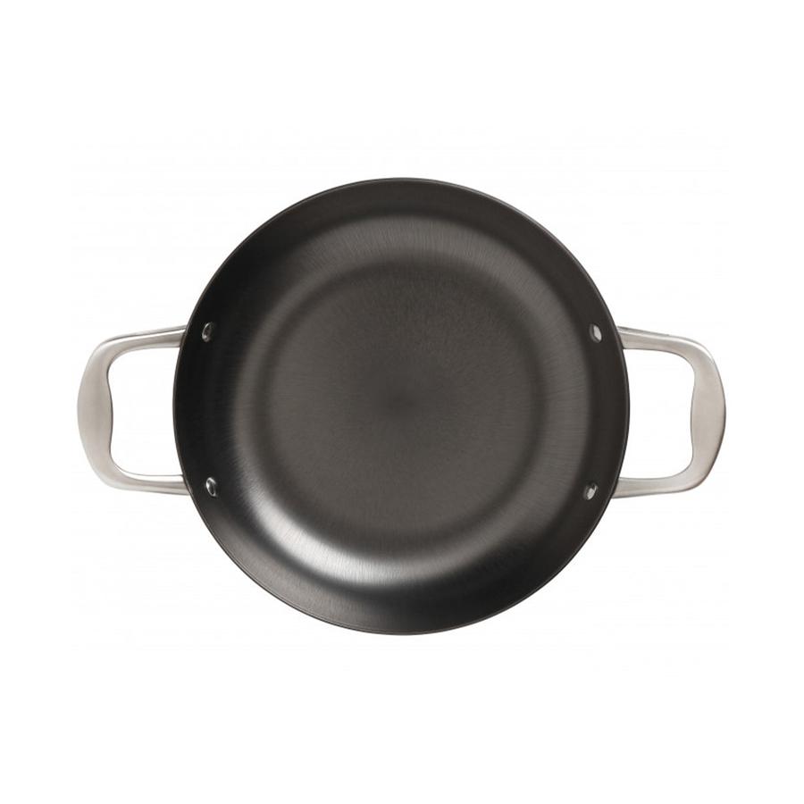 Stanley Rogers Lightweight Cast Iron 30cm Cooks Pan Black Black
