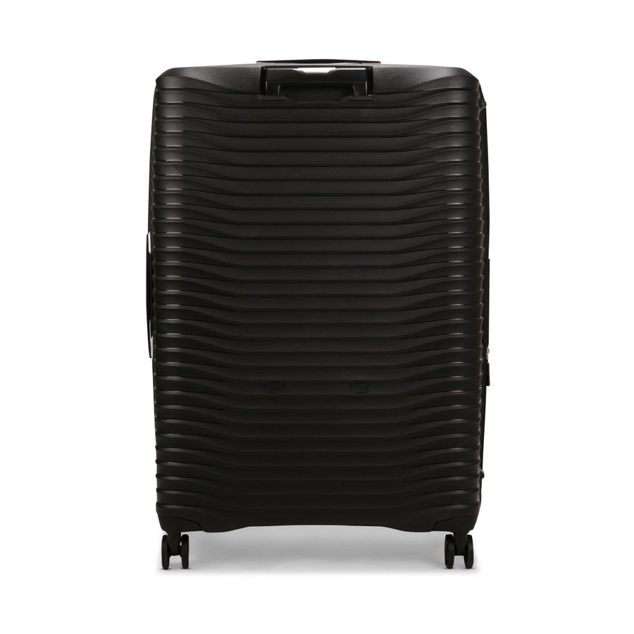 Samsonite Upscape 81cm Hardside Checked Suitcase Black Black