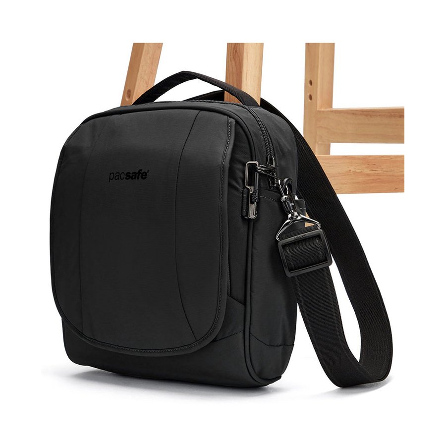 Pacsafe LS200 Anti-Theft Crossbody Bag Black Black