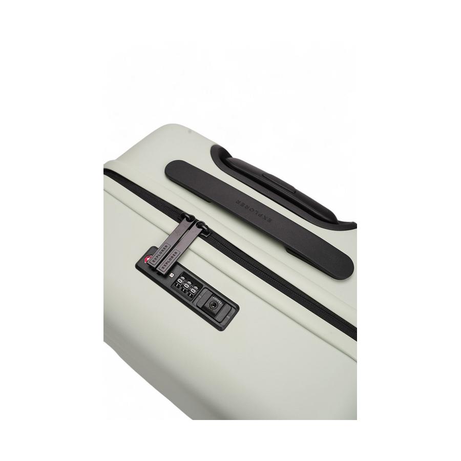 Explorer Luna-Air 55cm Front Access Hardside Carry-On Suitcase Mint Mint