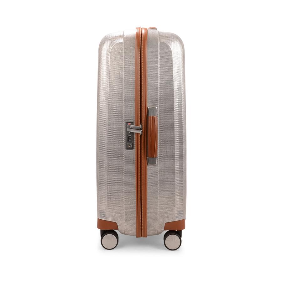 Samsonite Lite-Cube DLX 76cm CURV Spinner Suitcase Aluminium Aluminium