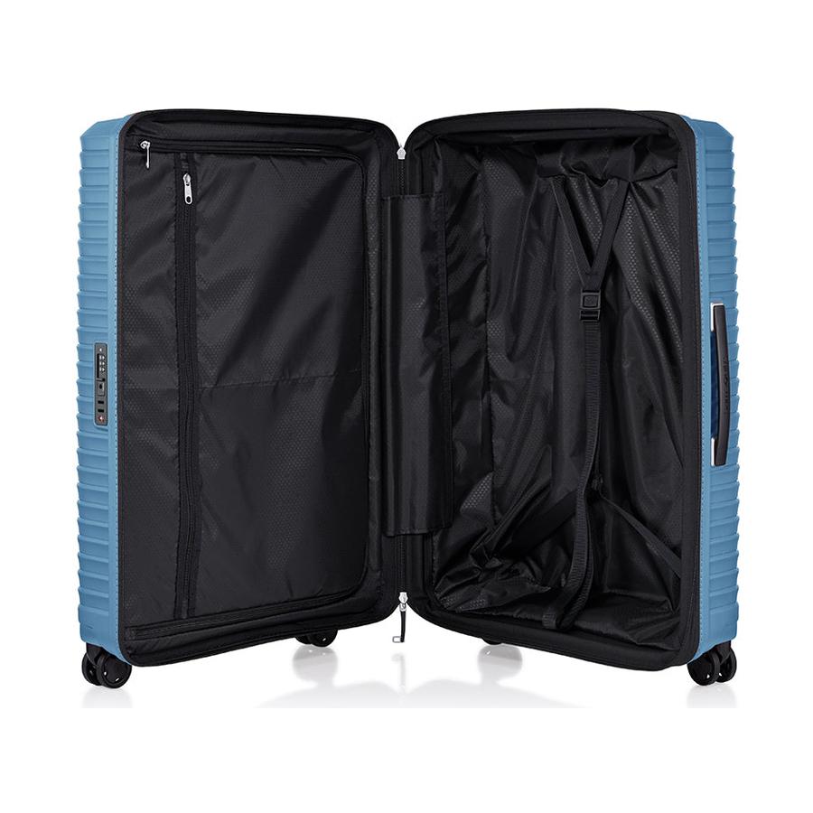 Samsonite Upscape 75cm Hardside Checked Suitcase Ocean Blue Ocean Blue