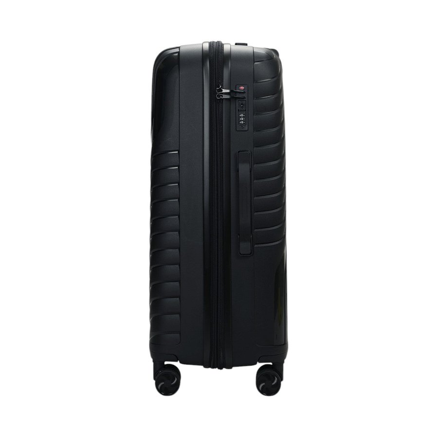 Nomad Journey 75cm Hardside Checked Suitcase Black Black