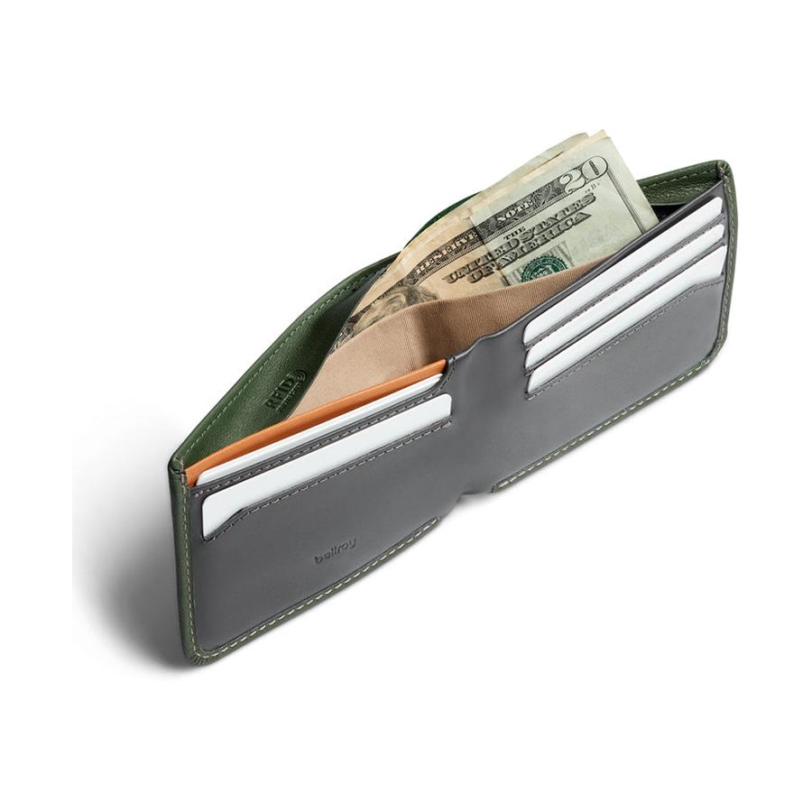 Bellroy RFID Hide & Seek LO Leather Wallet Ranger Green Ranger Green