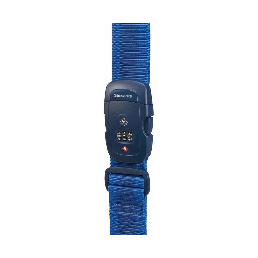 Samsonite Travel Essentials Luggage Strap/TSA Lock 50mm Blue Blue