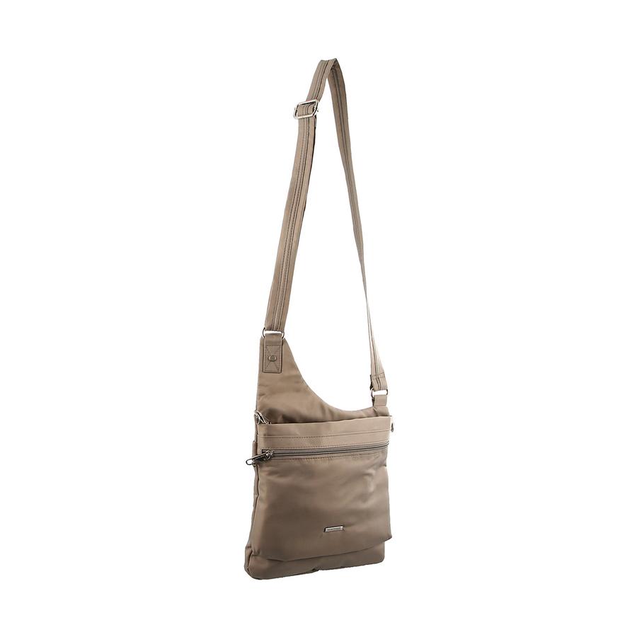 Pierre Cardin Munroe Anti-Theft Crossbody RFID Bag Taupe Taupe
