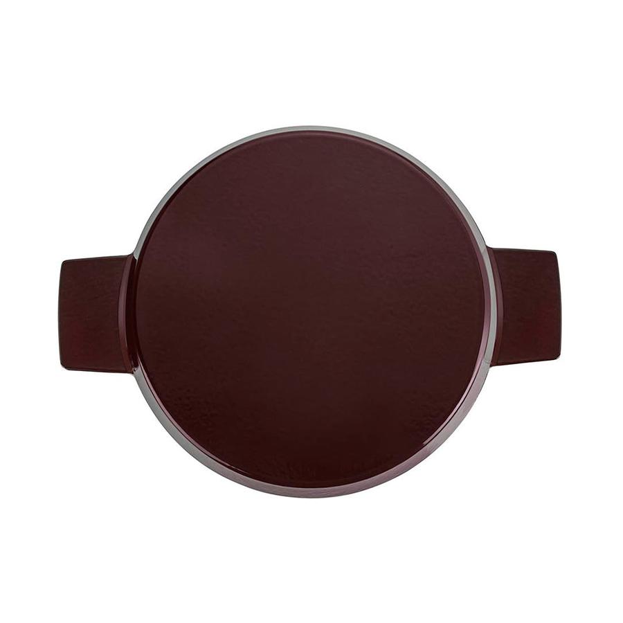 Stanley Rogers Cast Iron 28cm (6.5L) French Oven Grill Duo Bordeaux Bordeaux