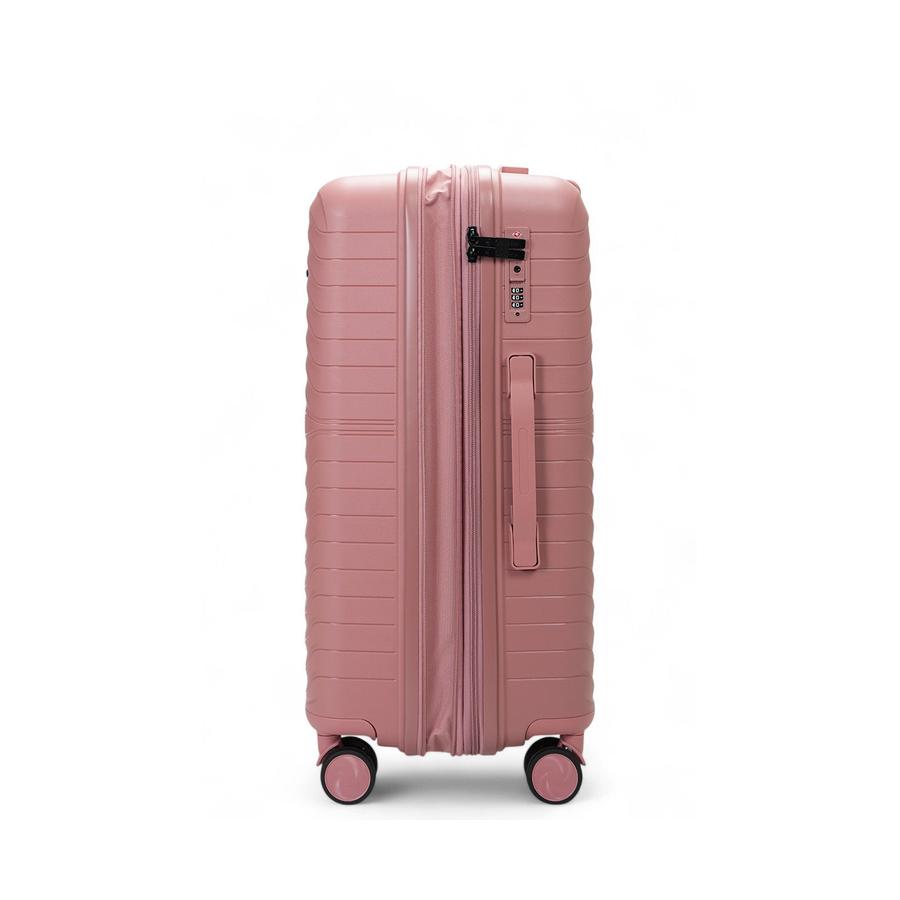 Caselite Summit 65cm Hardside Checked Suitcase Rose Rose