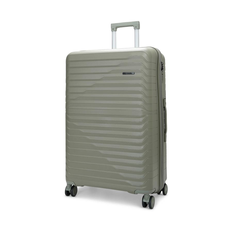 Caselite Summit 75cm Hardside Checked Suitcase Moss Moss
