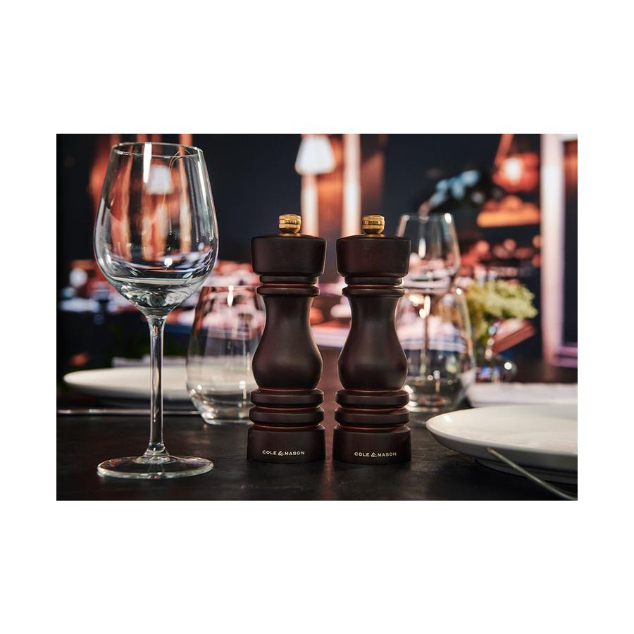 Cole & Mason London Mills Gift Set - 18cm Chocolate Wood Chocolate Wood