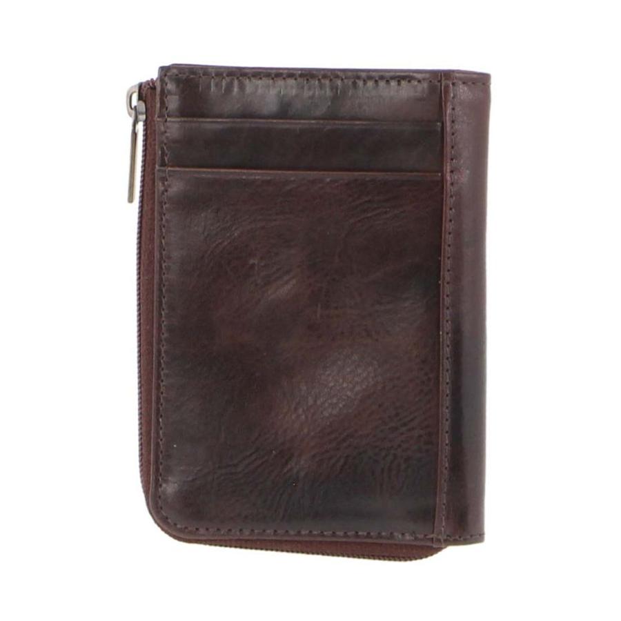 Pierre Cardin Vesper Italian Leather Key/Credit Card Holder Dark Chocolate Dark Chocolate