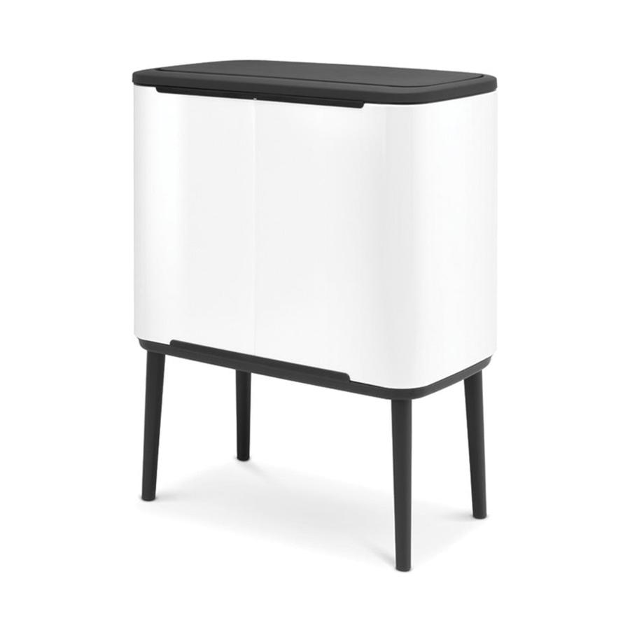 Brabantia Bo Touch Bin (11 + 23L) White White
