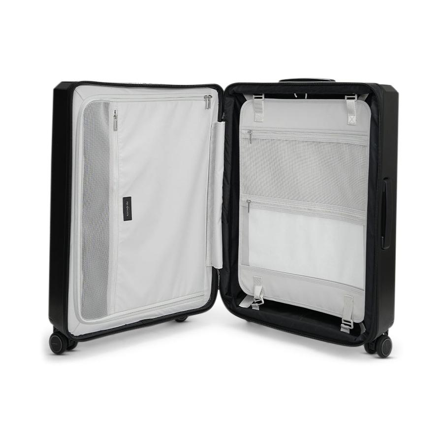 Samsonite Evoa Z 69cm Hardside Checked Suitcase Black Black