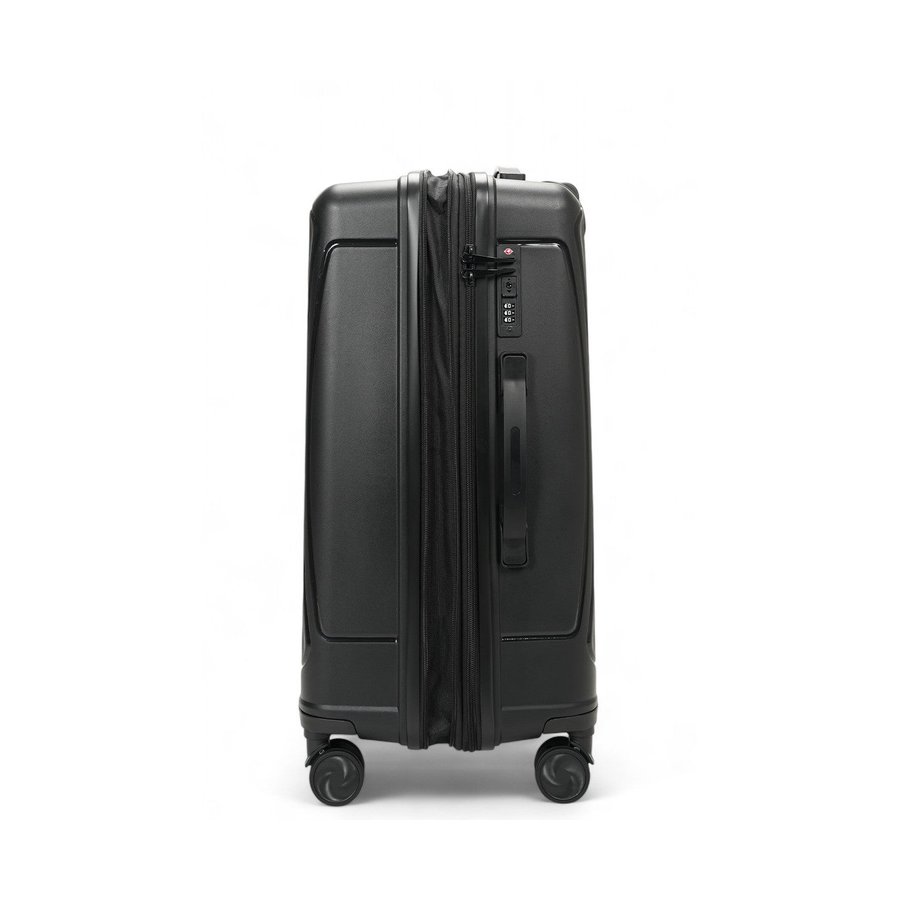 Caselite Quest 56cm & 65cm Hardside Luggage Set Black Black