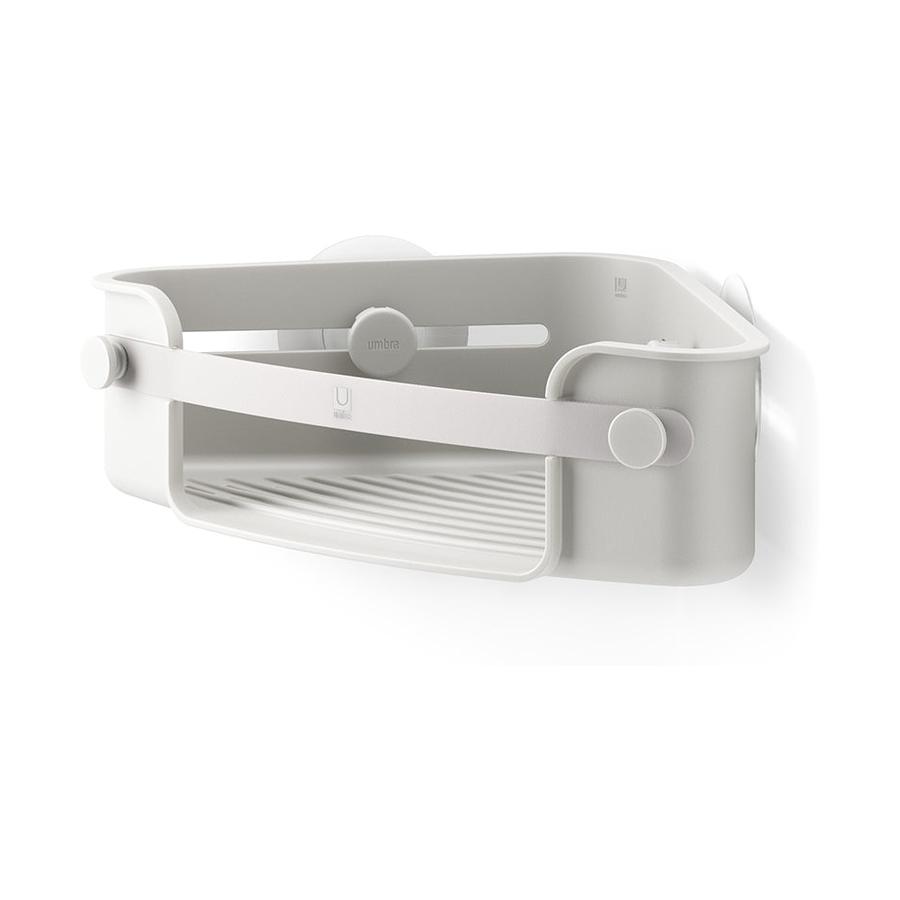 Umbra Flex Adhesive Corner Bin Grey Grey