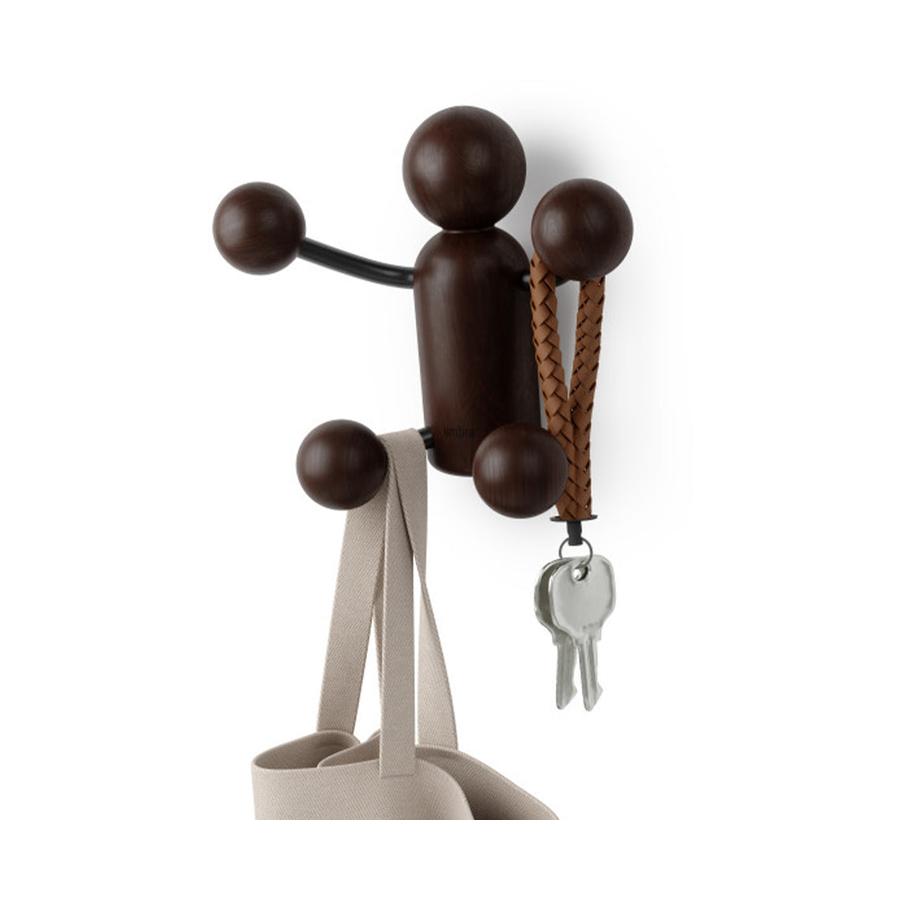 Umbra Woody Wall Hook Black/Walnut Black/Walnut