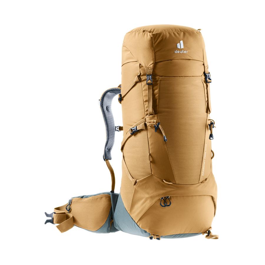 Deuter Aircontact Core 40+10 Trekking Backpack Almond-Teal Almond-Teal
