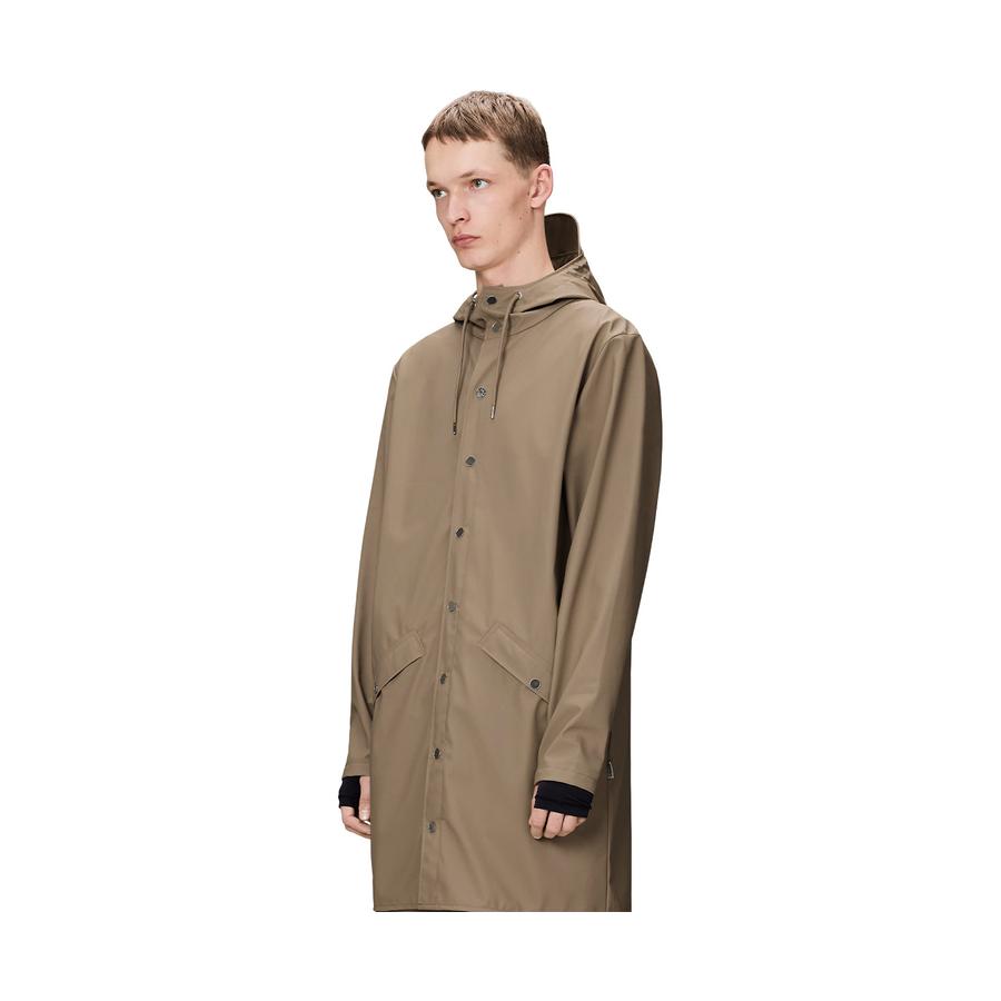 Rains Long Jacket Beige XL