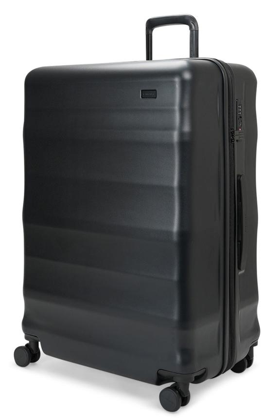 Explorer Luna-Air 74cm Hardside Checked Suitcase Black