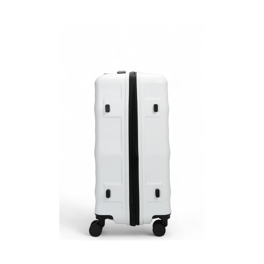 Explorer Luna-Air 63cm Hardside Checked Suitcase White White
