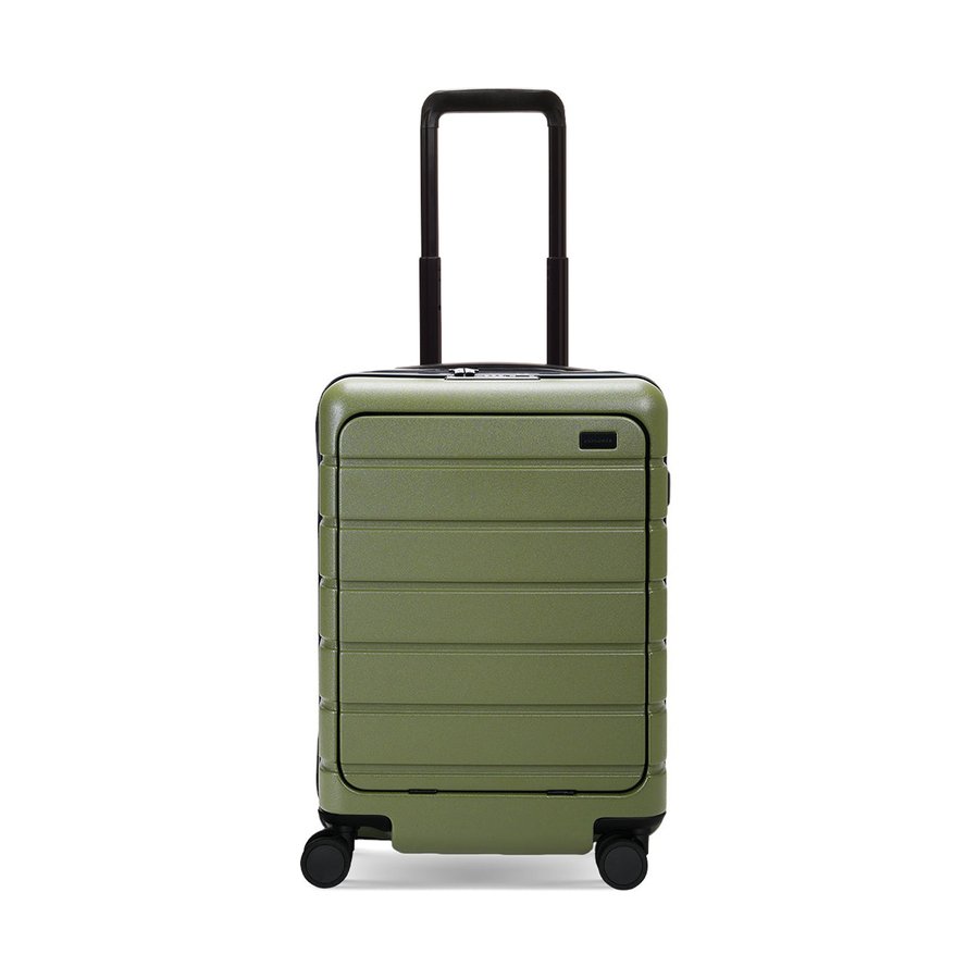 Explorer Arlo Pro 52cm Front Access Hardside Carry-On Suitcase Evergreen Evergreen