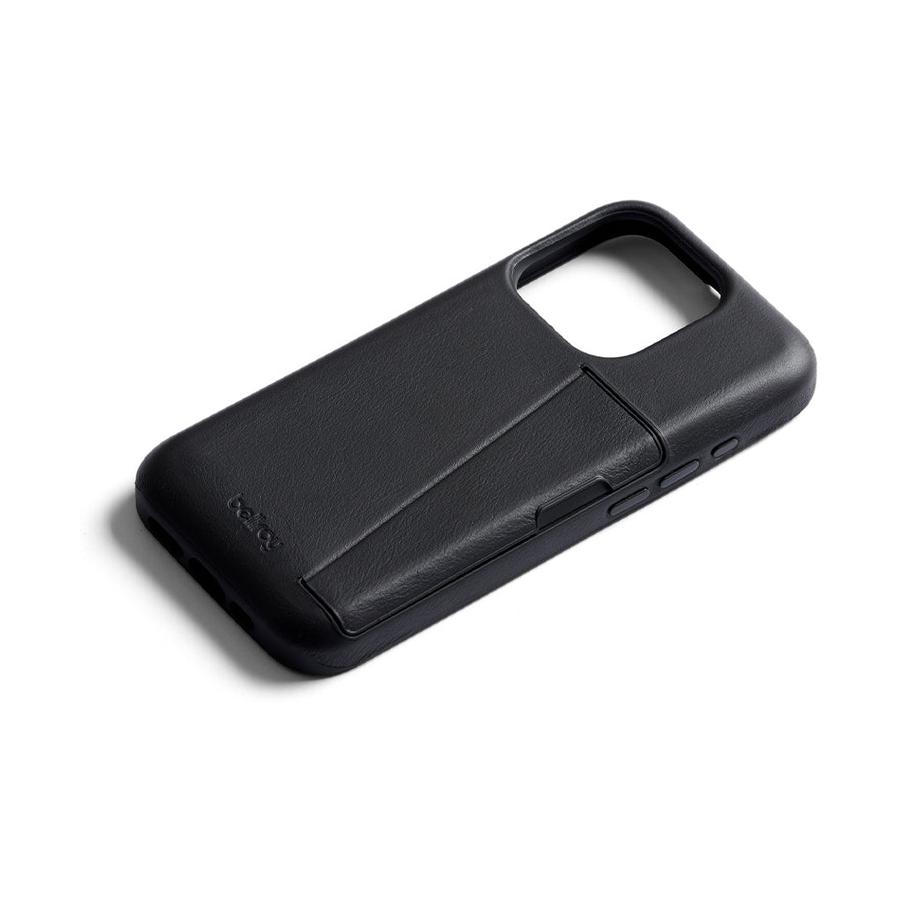 Bellroy iPhone 15 Pro Phone Case - 3 Card (With Button Add-On) Black Black