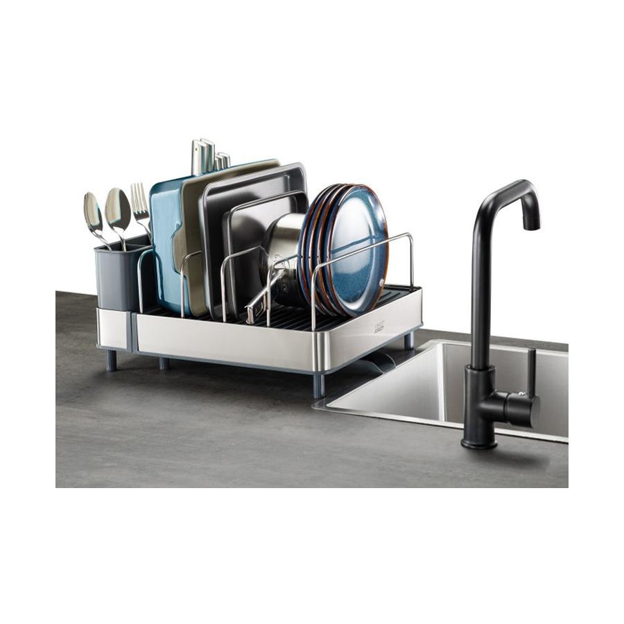 Joseph Joseph Extend Max Expandable Dish Drainer Stainless Steel Stainless Steel