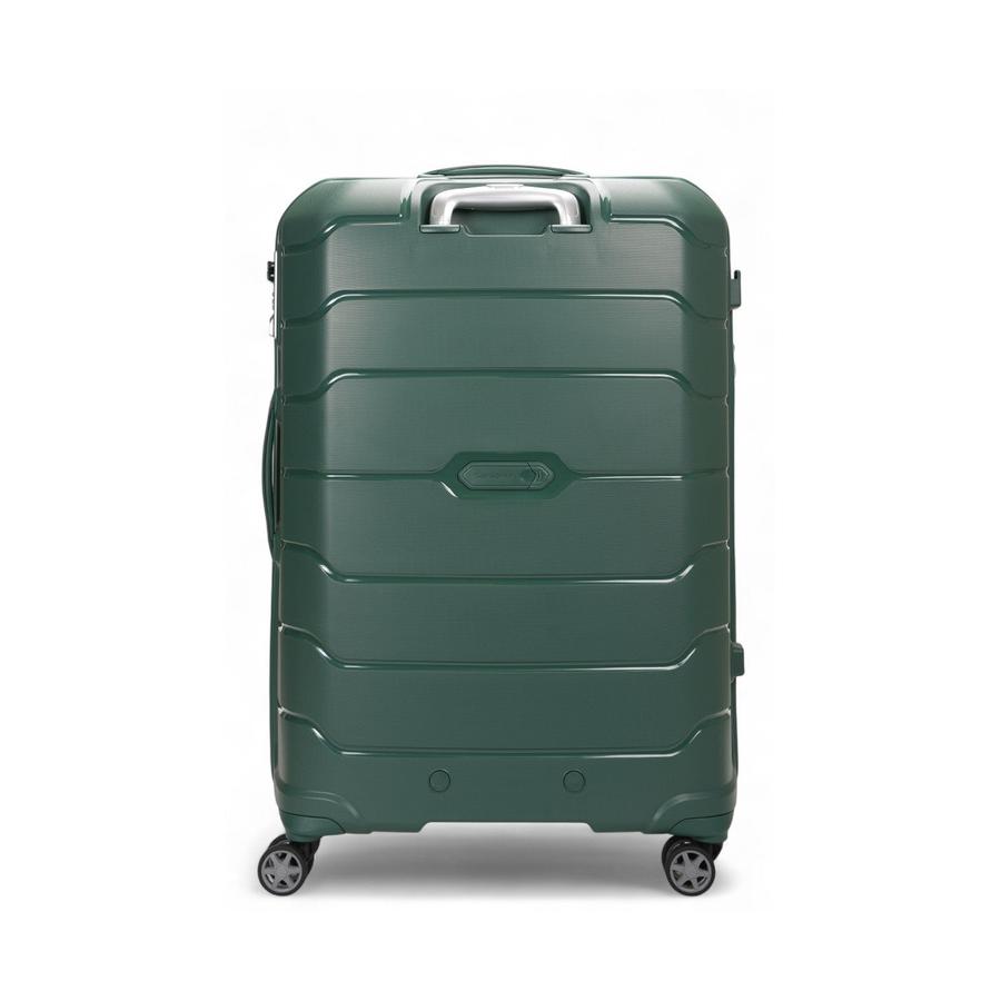 Samsonite Oc2lite 75cm Hardside Checked Suitcase Hunter Green Hunter Green