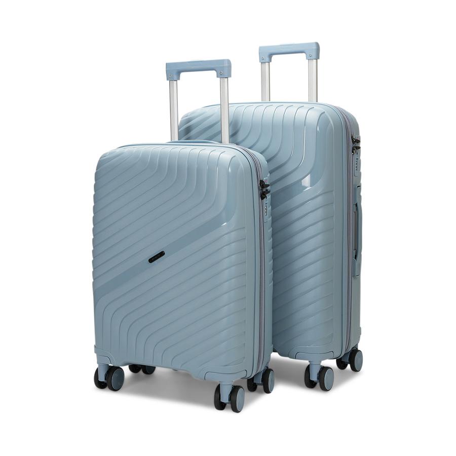 Nomad Journey 56cm & 66cm Hardside Luggage Set Steel Blue Steel Blue