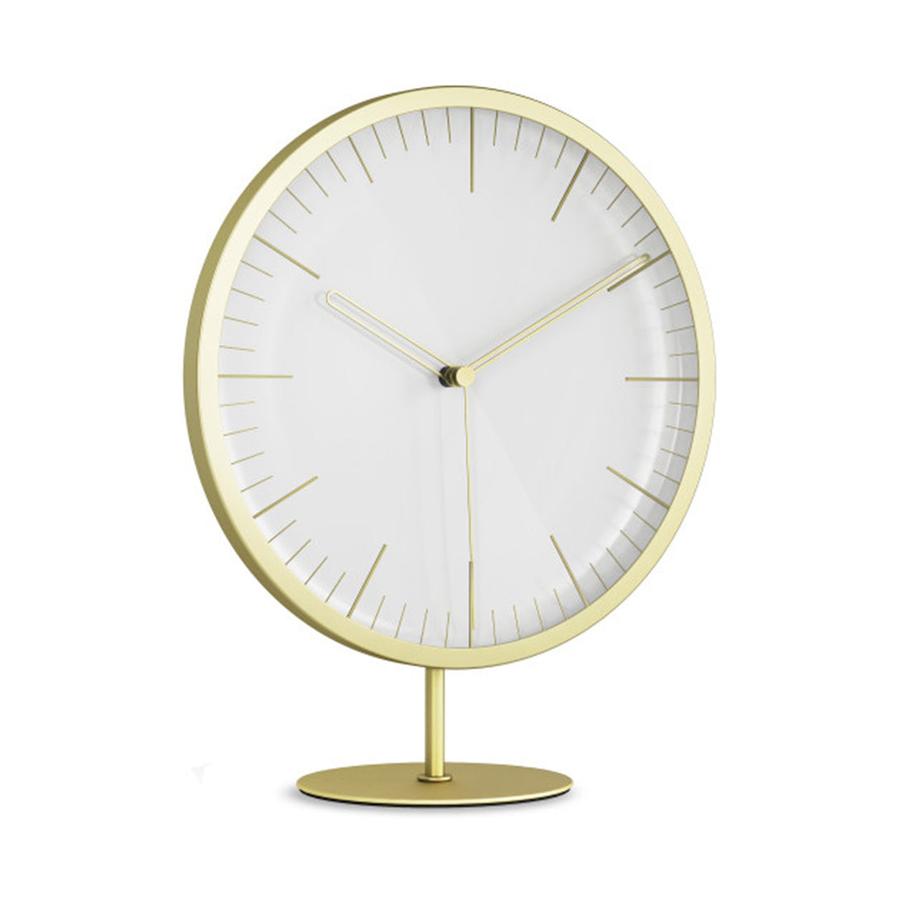 Umbra Infinity Clock Matte Brass Matte Brass