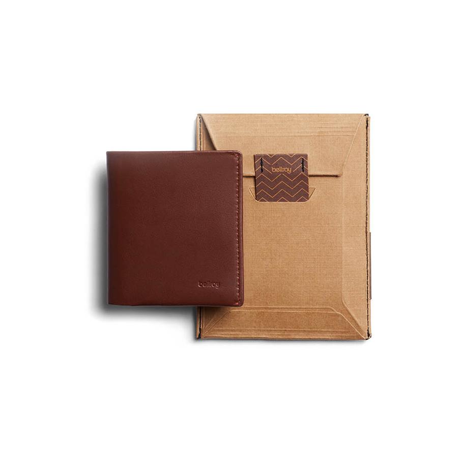 Bellroy RFID Note Sleeve Leather Wallet Cocoa Cocoa