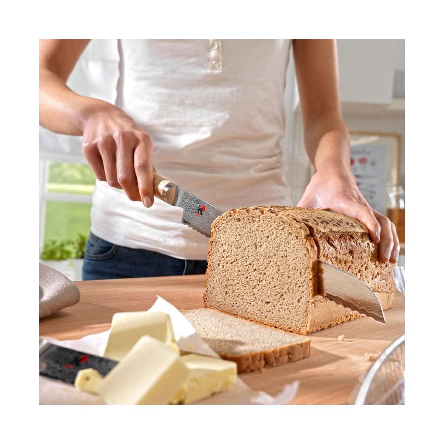 Miyabi Birchwood 23cm Bread Knife Natural Natural