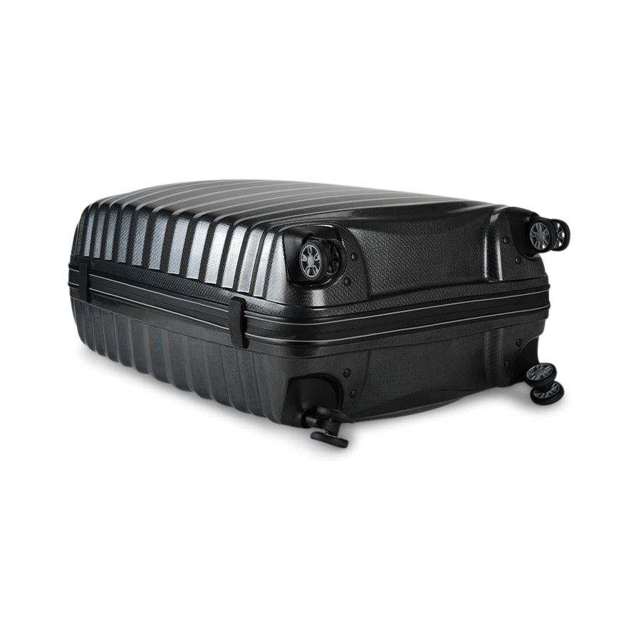 Samsonite Lite-Shock Sport 55cm & 75cm CURV Luggage Set Black Black