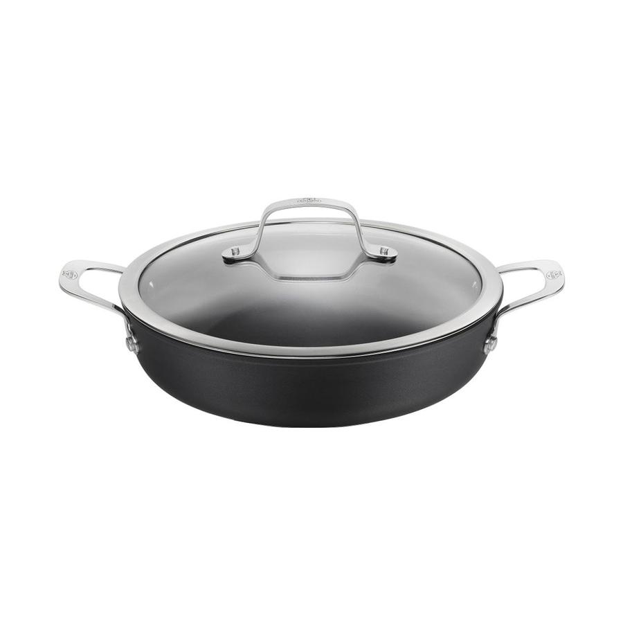 Ballarini Alba 28cm 2 Handle Saute Pan w/ Lid Black Black