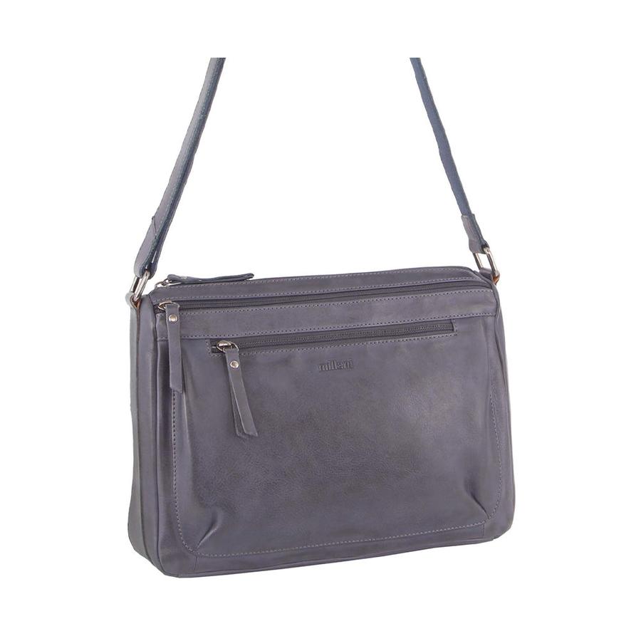 Milleni Caroline Women's Leather Crossbody Bag Ash Ash