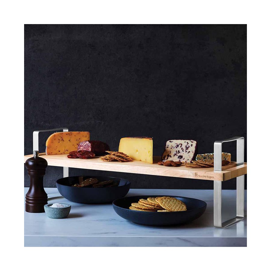 Stanley Rogers Medium Multi Height Serving Board Wood Wood
