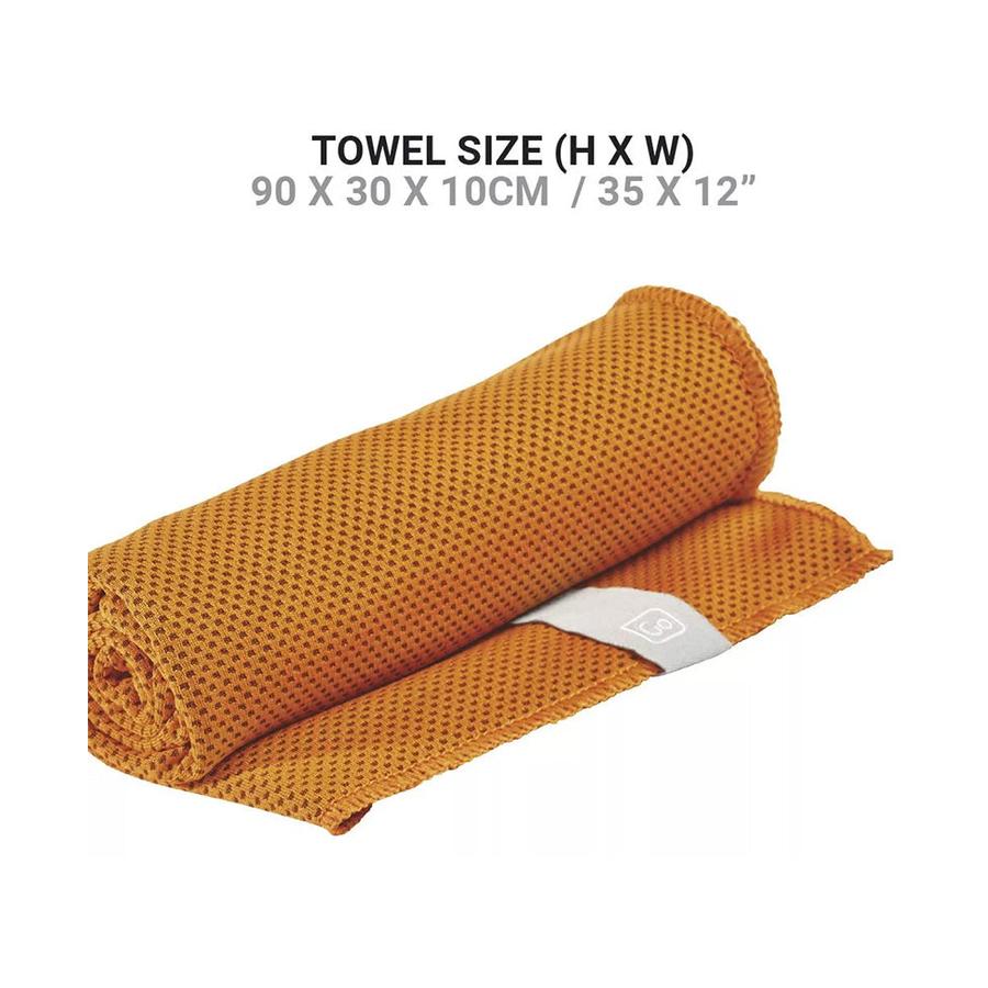 Go Travel Amazing Cool Down Towel Orange Orange