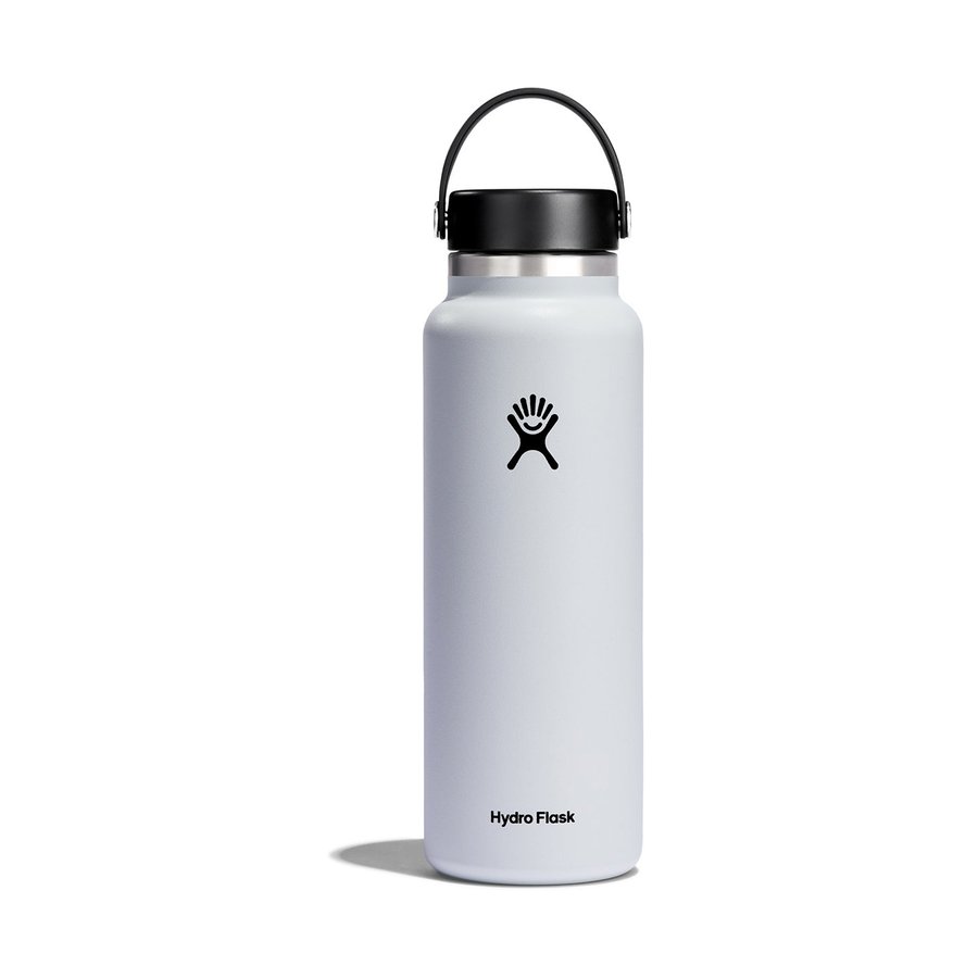 Hydro Flask 40oz (1.18L) Wide Mouth Drink Bottle White White