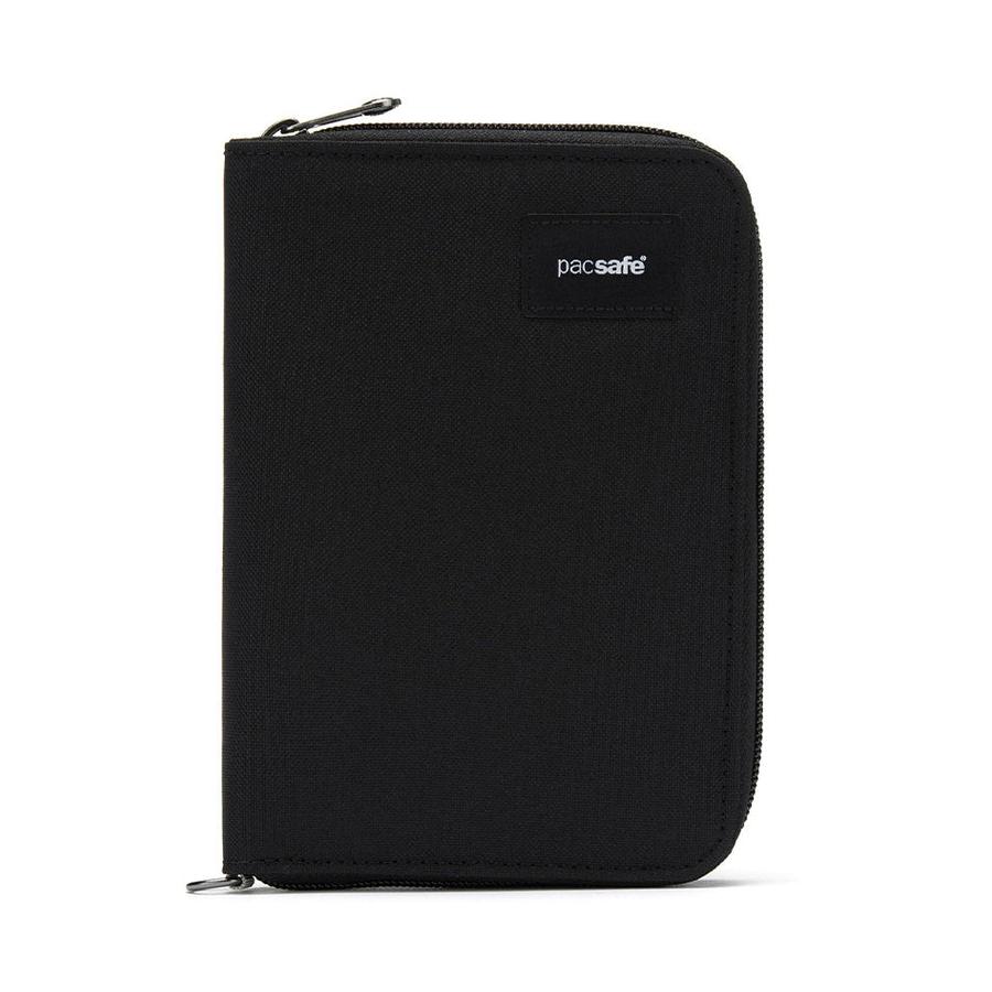 Pacsafe RFIDsafe Compact Travel Organiser Jet Black Jet Black