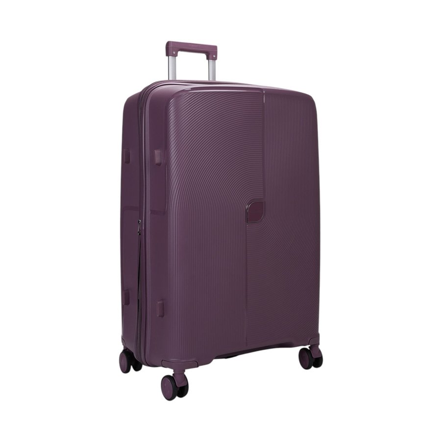 Caselite Aero 75cm Hardside Checked Suitcase Purple Purple